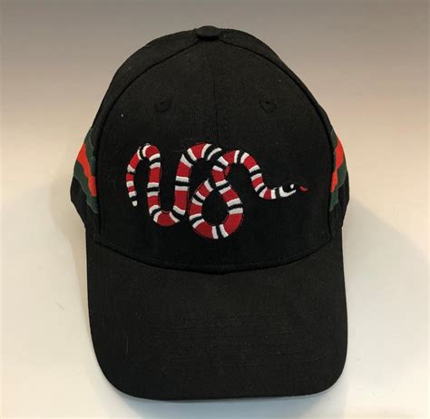 black gucci yankee hat|Gucci hat snake print.